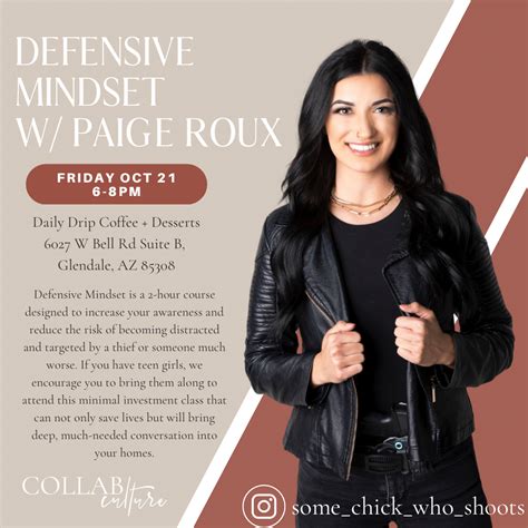 Defensive Mindset w/ Paige Roux — Collab Culture