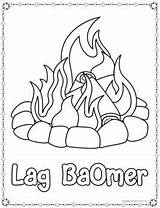 Lag BaOmer Coloring Page  Bonfire By Yom Tov TPT sketch template