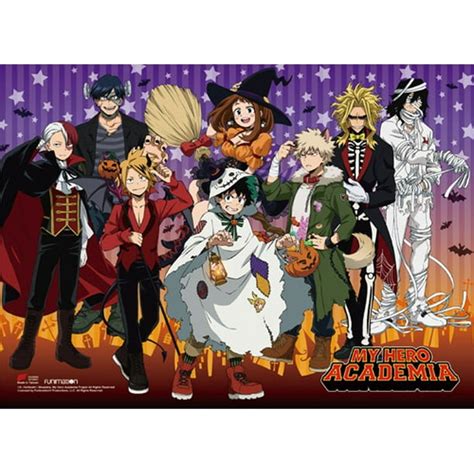 Wall Scroll - My Hero Academia - Halloween New Licensed ge86946 ...