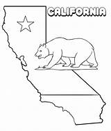 California Coloring Page sketch template