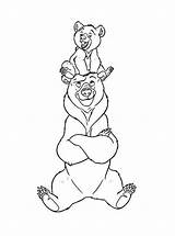 Brother Bear Coloring Pages Coloringpages1001com sketch template