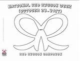 Red Ribbon Week 2022 Coloring Pages sketch template