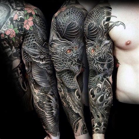 Top 67 Sleeve Tattoo for Men [2021 Inspiration Guide] | Dragon sleeve ...