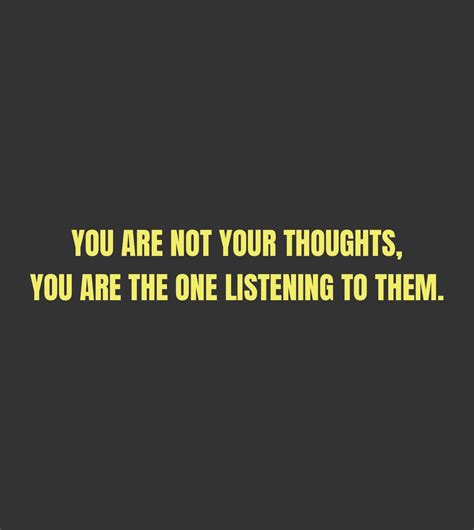 You Are Not Your Thoughts – Climb to Success