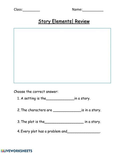 Unlock Creativity with Engaging Story Elements Worksheets - Interactive Writing Resources