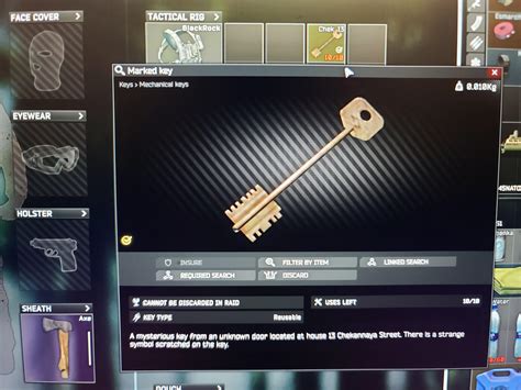 I can't find any Info on this marked key? : r/Tarkov