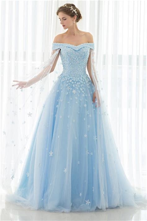 Baby Blue Dress For Wedding