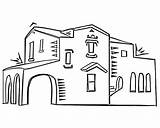 Arquitectura Española Para Colorear Imprimir E Dibujar –ColoringOnlyCom sketch template