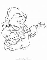 Music Play Coloring Page For Kids  Free Paddington Printable sketch template