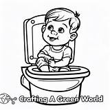 Potty Training Coloring Pages  Free & Printable sketch template
