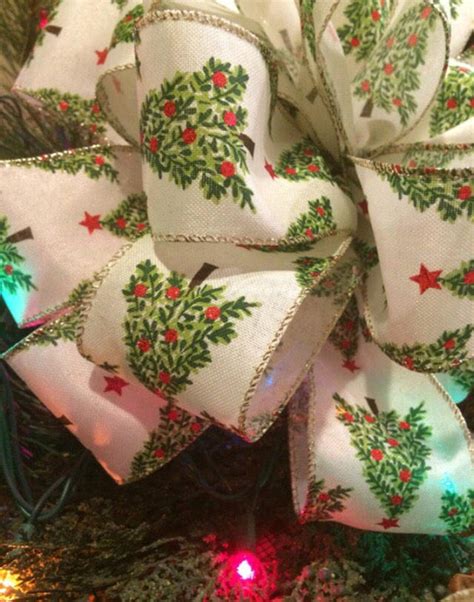 Christmas Bows Christmas Ribbon. Christmas Tree Bow. Mailbox - Etsy