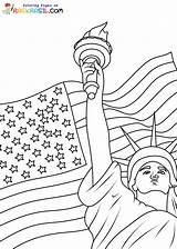Patriotic Coloring Pages sketch template