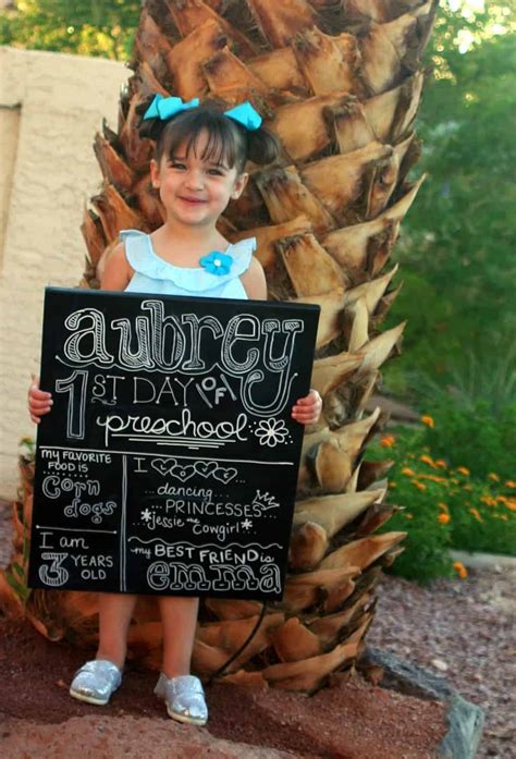 DIY First Day of School Chalkboard Sign - Mimi's Dollhouse