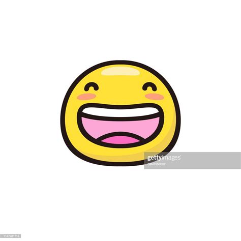 Emoticon Cute Color And Line Art High-Res Vector Graphic - Getty Images