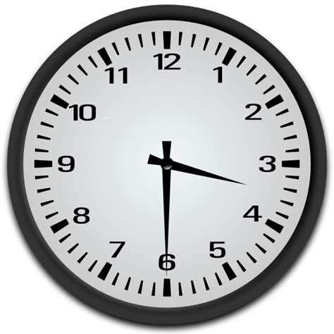 Clock Half Past 3 | Free SVG