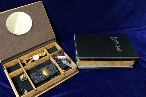 Deathnote Death Note Replica Jewelry Box - Hollow Book Replica - Geekify Inc