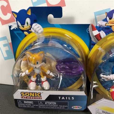 Jakks Pacific Sonic the Hedgehog 2.5" Sonic & Tails Set with ...