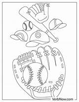 Free BASEBALL Coloring Pages For Download Printable PDF sketch template