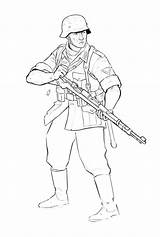 Ww2 Coloring Pages Soldiers sketch template