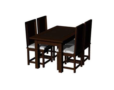 Small dining table for cafeteria 3d model .3dm format | Thousands of free CAD blocks