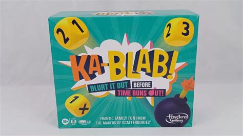 Ka-Blab! Party Board Game: Rules and Instructions for How to Play - Geeky Hobbies