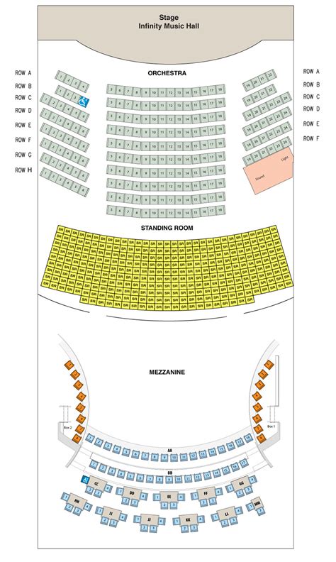 Seating Chart - Infinity Hall Hartford