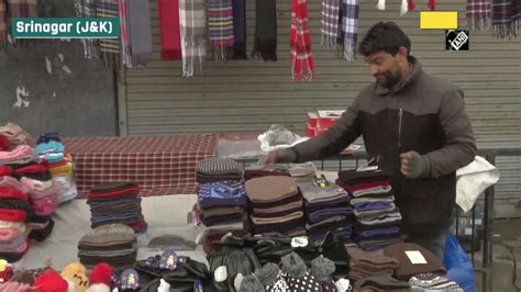 Winter clothing items in great demand amid freezing Srinagar weather