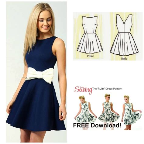 Free Sewing Dress Patterns Perfect For Beginners And Experienced Sewers. - Printable Templates Free