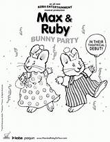 Max And Ruby Coloring Pages Train Free Printable Ru  sketch template