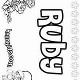 Ruby Coloring Pages  Hellokidscom sketch template