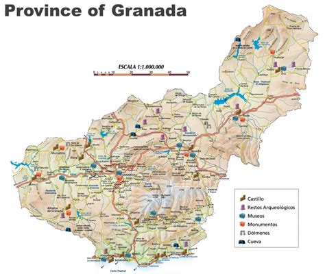 Printable Street Map Of Granada Spain - Printable Maps