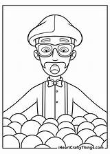 Blippi Printable Coloring Pages sketch template