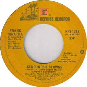 Frank Sinatra - Send In The Clowns / I Love My Wife (1976, Vinyl) | Discogs