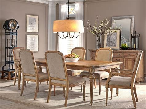 Wellington Hall Brown Extendable Rectangular Dining Room Set from ...