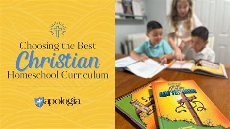 Choosing the Best Christian Homeschool Curriculum - Apologia