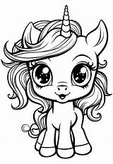 Coloring Pages Of Unicorn sketch template