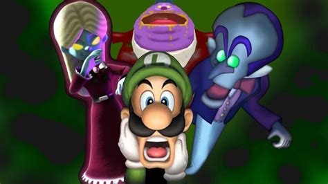 Luigi's Mansion All Ghosts in The Secomd Area - YouTube