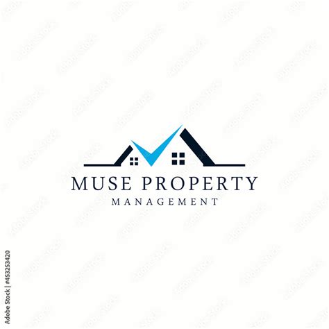 property management logo design Stock Vector | Adobe Stock