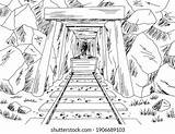 Mining Drawing Mine Gold Miner Clipart Panning Coal Data Clip Cliparts  sketch template