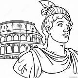 Ancient Rome Coloring Page 15660 12336 sketch template