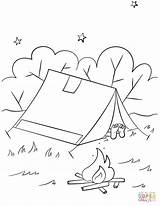 Free Printable Camping Coloring Pages sketch template