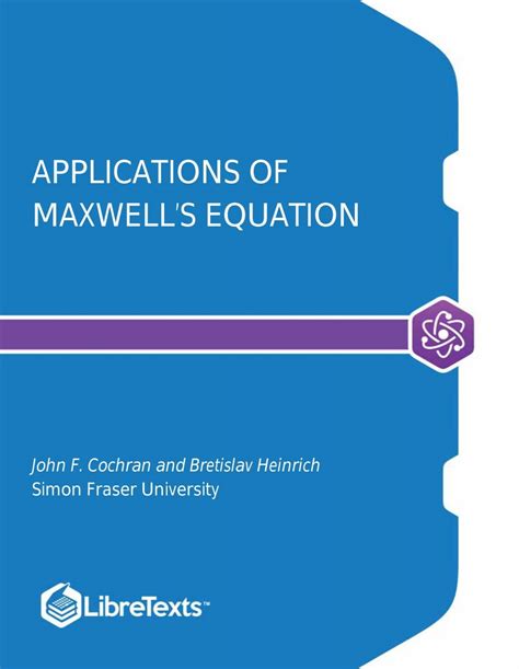 Applications of Maxwell's Equations, 2020a