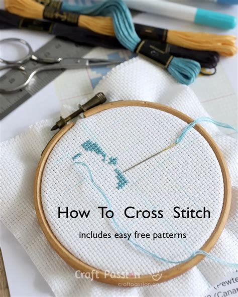 How To Cross Stitch, With 29 Free Beginner's Patterns