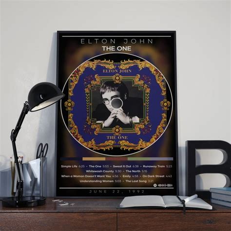 Elton John Poster Print the One Poster Album Cover Poster - Etsy