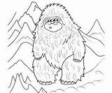 Free Yeti coloring pages – Coloring Corner sketch template