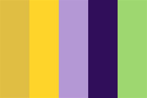 Mardi Gras Color Palette