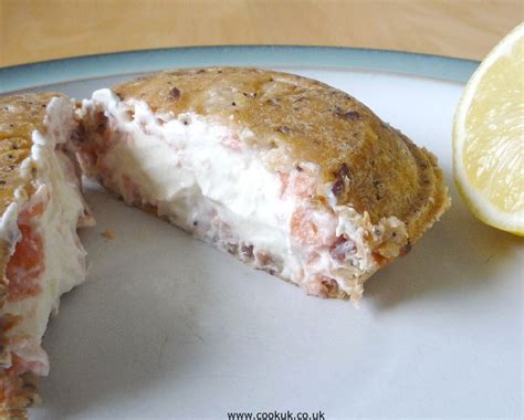 Smoked Salmon & Cream Cheese Toasted Sandwich