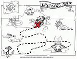 Pirate Treasure Map Coloring Pages  Home sketch template