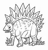 Premium Vector  Stegosaurus coloring page For Kids sketch template