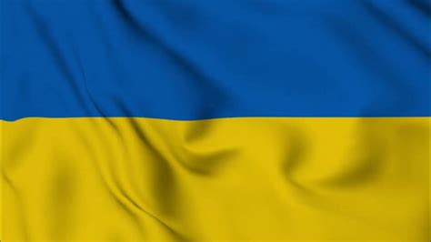 Ukraine Flag Waving Animation / FREE 4k Stock Footage/ 5-min loop - YouTube